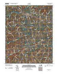 Cleveland North Carolina Historical topographic map, 1:24000 scale, 7.5 X 7.5 Minute, Year 2010