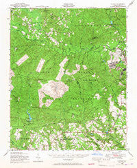 Clifdale North Carolina Historical topographic map, 1:62500 scale, 15 X 15 Minute, Year 1948