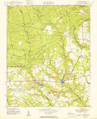 Clifdale North Carolina Historical topographic map, 1:24000 scale, 7.5 X 7.5 Minute, Year 1950