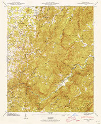 Cliffield Mtn North Carolina Historical topographic map, 1:24000 scale, 7.5 X 7.5 Minute, Year 1946