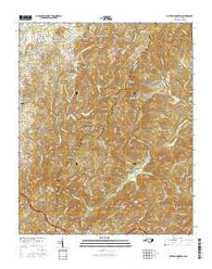 Cliffield Mountain North Carolina Current topographic map, 1:24000 scale, 7.5 X 7.5 Minute, Year 2016