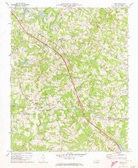 Climax North Carolina Historical topographic map, 1:24000 scale, 7.5 X 7.5 Minute, Year 1970