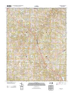 Climax North Carolina Historical topographic map, 1:24000 scale, 7.5 X 7.5 Minute, Year 2013