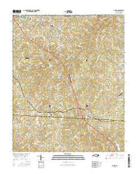 Climax North Carolina Current topographic map, 1:24000 scale, 7.5 X 7.5 Minute, Year 2016