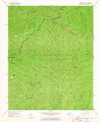 Clingmans Dome North Carolina Historical topographic map, 1:24000 scale, 7.5 X 7.5 Minute, Year 1964
