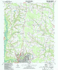Clinton North North Carolina Historical topographic map, 1:24000 scale, 7.5 X 7.5 Minute, Year 1986