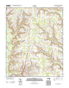 Clinton North North Carolina Historical topographic map, 1:24000 scale, 7.5 X 7.5 Minute, Year 2013
