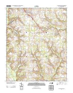 Clinton South North Carolina Historical topographic map, 1:24000 scale, 7.5 X 7.5 Minute, Year 2013