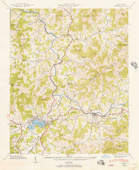 Clyde North Carolina Historical topographic map, 1:24000 scale, 7.5 X 7.5 Minute, Year 1941