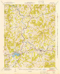 Clyde North Carolina Historical topographic map, 1:24000 scale, 7.5 X 7.5 Minute, Year 1942