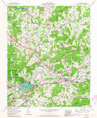 Clyde North Carolina Historical topographic map, 1:24000 scale, 7.5 X 7.5 Minute, Year 1967