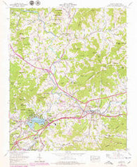 Clyde North Carolina Historical topographic map, 1:24000 scale, 7.5 X 7.5 Minute, Year 1967