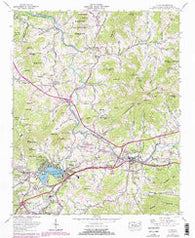Clyde North Carolina Historical topographic map, 1:24000 scale, 7.5 X 7.5 Minute, Year 1967
