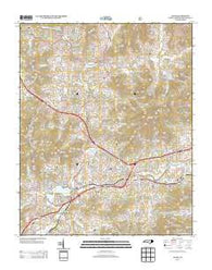 Clyde North Carolina Historical topographic map, 1:24000 scale, 7.5 X 7.5 Minute, Year 2013