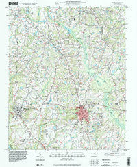 Coats North Carolina Historical topographic map, 1:24000 scale, 7.5 X 7.5 Minute, Year 1997