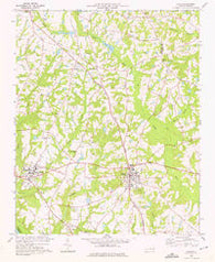 Coats North Carolina Historical topographic map, 1:24000 scale, 7.5 X 7.5 Minute, Year 1973