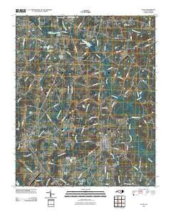 Coats North Carolina Historical topographic map, 1:24000 scale, 7.5 X 7.5 Minute, Year 2010