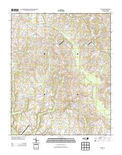 Coats North Carolina Historical topographic map, 1:24000 scale, 7.5 X 7.5 Minute, Year 2013