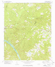 Cokesbury North Carolina Historical topographic map, 1:24000 scale, 7.5 X 7.5 Minute, Year 1974