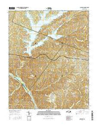 Cokesbury North Carolina Current topographic map, 1:24000 scale, 7.5 X 7.5 Minute, Year 2016