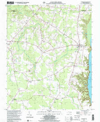 Colerain North Carolina Historical topographic map, 1:24000 scale, 7.5 X 7.5 Minute, Year 2000