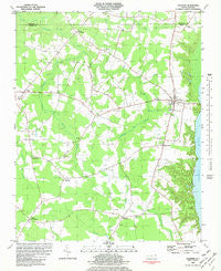 Colerain North Carolina Historical topographic map, 1:24000 scale, 7.5 X 7.5 Minute, Year 1982