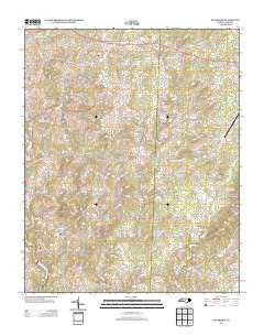 Coleridge North Carolina Historical topographic map, 1:24000 scale, 7.5 X 7.5 Minute, Year 2013