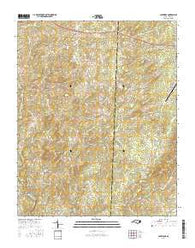 Coleridge North Carolina Current topographic map, 1:24000 scale, 7.5 X 7.5 Minute, Year 2016