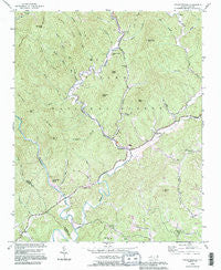 Collettsville North Carolina Historical topographic map, 1:24000 scale, 7.5 X 7.5 Minute, Year 1993