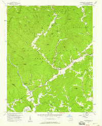 Collettsville North Carolina Historical topographic map, 1:24000 scale, 7.5 X 7.5 Minute, Year 1956