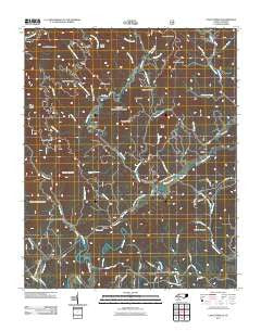 Collettsville North Carolina Historical topographic map, 1:24000 scale, 7.5 X 7.5 Minute, Year 2011