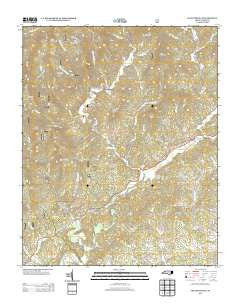 Collettsville North Carolina Historical topographic map, 1:24000 scale, 7.5 X 7.5 Minute, Year 2013