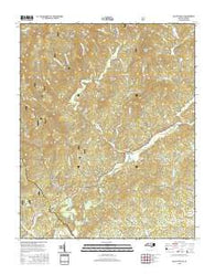 Collettsville North Carolina Current topographic map, 1:24000 scale, 7.5 X 7.5 Minute, Year 2016