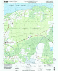 Columbia East North Carolina Historical topographic map, 1:24000 scale, 7.5 X 7.5 Minute, Year 1998