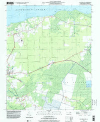 Columbia East North Carolina Historical topographic map, 1:24000 scale, 7.5 X 7.5 Minute, Year 1998