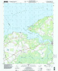 Columbia West North Carolina Historical topographic map, 1:24000 scale, 7.5 X 7.5 Minute, Year 1998