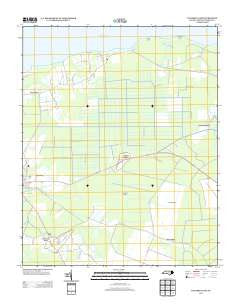 Columbia East North Carolina Historical topographic map, 1:24000 scale, 7.5 X 7.5 Minute, Year 2013
