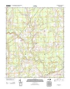 Comfort North Carolina Historical topographic map, 1:24000 scale, 7.5 X 7.5 Minute, Year 2013