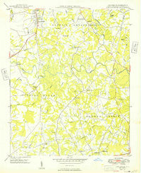 Concord SE North Carolina Historical topographic map, 1:24000 scale, 7.5 X 7.5 Minute, Year 1949
