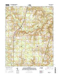 Conway North Carolina Current topographic map, 1:24000 scale, 7.5 X 7.5 Minute, Year 2016