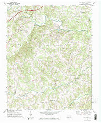 Cool Springs North Carolina Historical topographic map, 1:24000 scale, 7.5 X 7.5 Minute, Year 1969