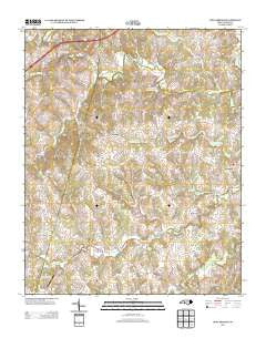 Cool Springs North Carolina Historical topographic map, 1:24000 scale, 7.5 X 7.5 Minute, Year 2013