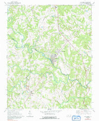 Cooleemee North Carolina Historical topographic map, 1:24000 scale, 7.5 X 7.5 Minute, Year 1969