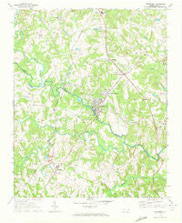 Cooleemee North Carolina Historical topographic map, 1:24000 scale, 7.5 X 7.5 Minute, Year 1969