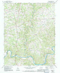 Copeland North Carolina Historical topographic map, 1:24000 scale, 7.5 X 7.5 Minute, Year 1970