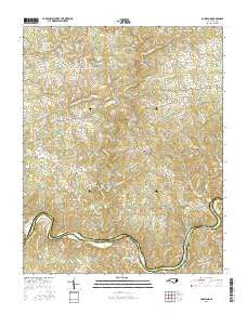 Copeland North Carolina Current topographic map, 1:24000 scale, 7.5 X 7.5 Minute, Year 2016