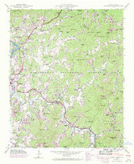 Corbin Knob North Carolina Historical topographic map, 1:24000 scale, 7.5 X 7.5 Minute, Year 1946