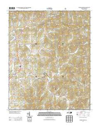 Corbin Knob North Carolina Historical topographic map, 1:24000 scale, 7.5 X 7.5 Minute, Year 2013