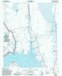 Core Creek North Carolina Historical topographic map, 1:24000 scale, 7.5 X 7.5 Minute, Year 1994