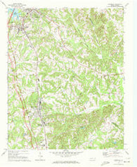 Cornelius North Carolina Historical topographic map, 1:24000 scale, 7.5 X 7.5 Minute, Year 1970
